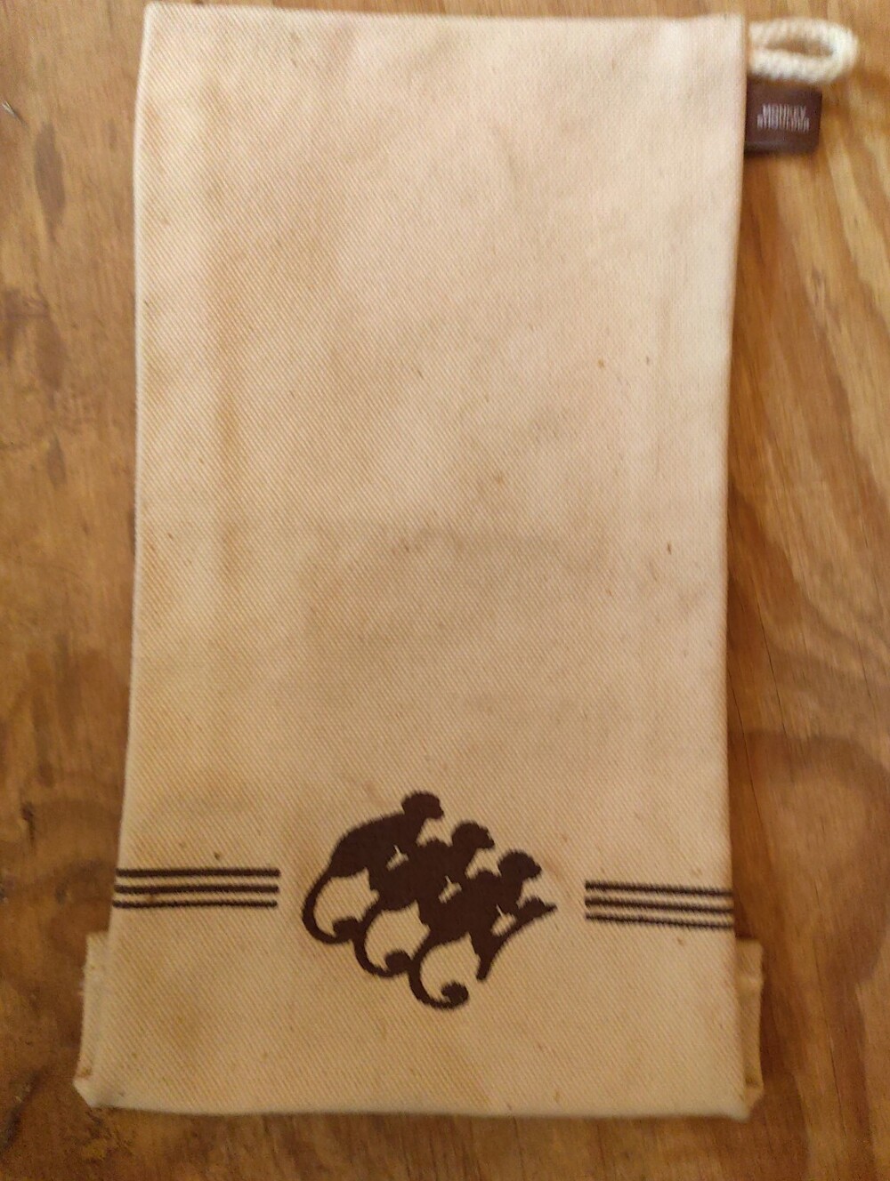 Monkey Shoulder Blended Malt Scotch Whisky Canvas Bottle Bag / Sleeve